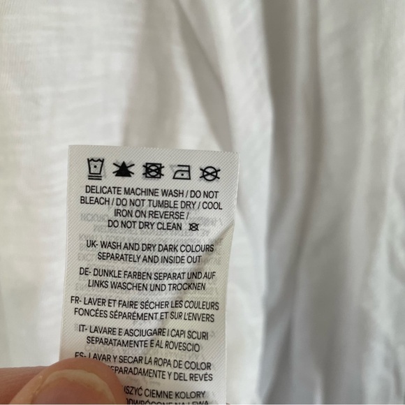 Boden | Henrietta Pintuck Henley Top in White, EUC, size 14 - Picture 10 of 13